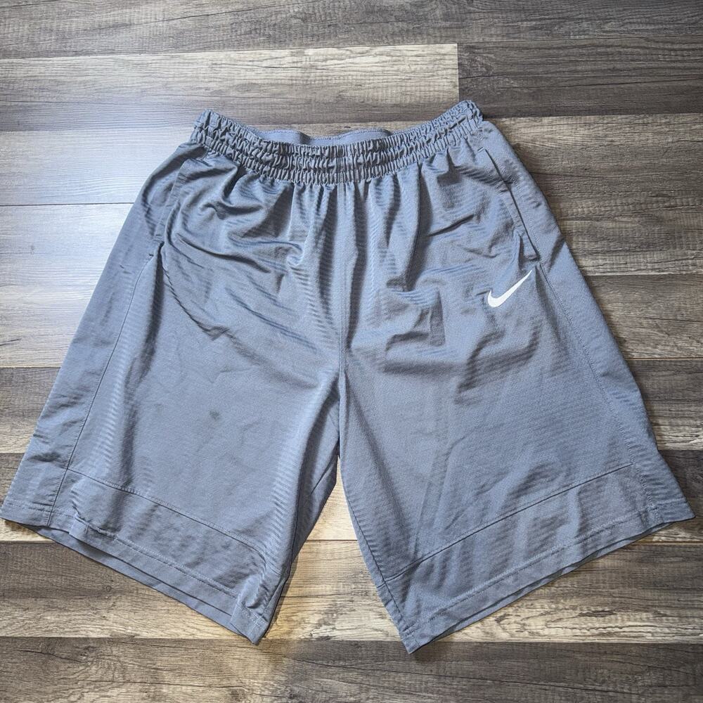NIKE Fastbreak Shorts Mens XL Gray Dri-Fit Basketball Training Gym Active